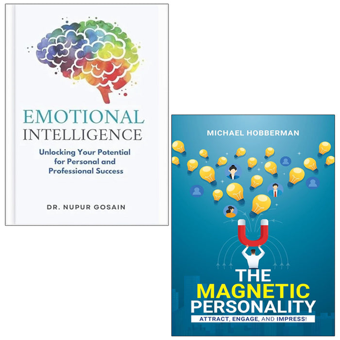 Emotional Intelligence,The Magnetic Personality 2 Books  Collection Set - The Book Bundle