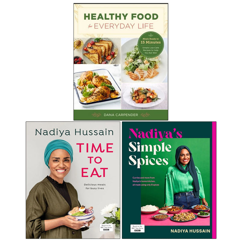Nadiya’s Simple Spices & Time to Eat 3 Books Collection Set by Nadiya Hussain - Non Fiction - Mixed Format