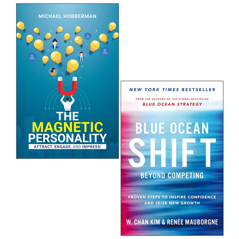 The Magnetic Personality, Blue Ocean Shift 2 Books Collection Set Paperback - The Book Bundle
