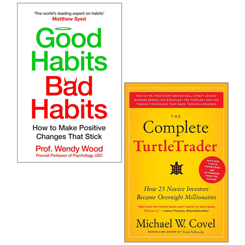 The Complete Turtle Trader, Good Habits, Bad Habits  2 Books Collection Set Paperback - The Book Bundle