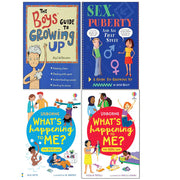 The Boys' Guide to Growing Up, Sex Puberty and All That Stuff, What's Happening To Me? The Girl One, What's Happening To Me? 4 Books Collection Set - The Book Bundle