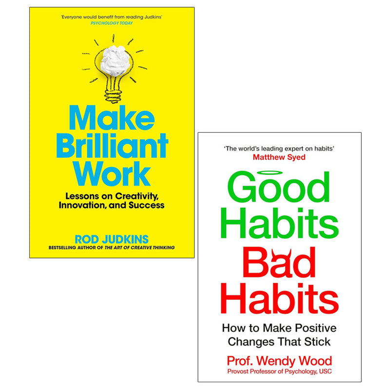 Make Brilliant Work, Good Habits, Bad Habits 2 Books Collection Set Paperback - The Book Bundle