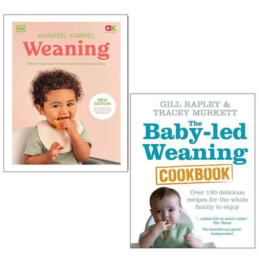 Weaning Annabel Karmel, Baby-led Weaning Cookbook Gill Rapley 2 Books Set - The Book Bundle