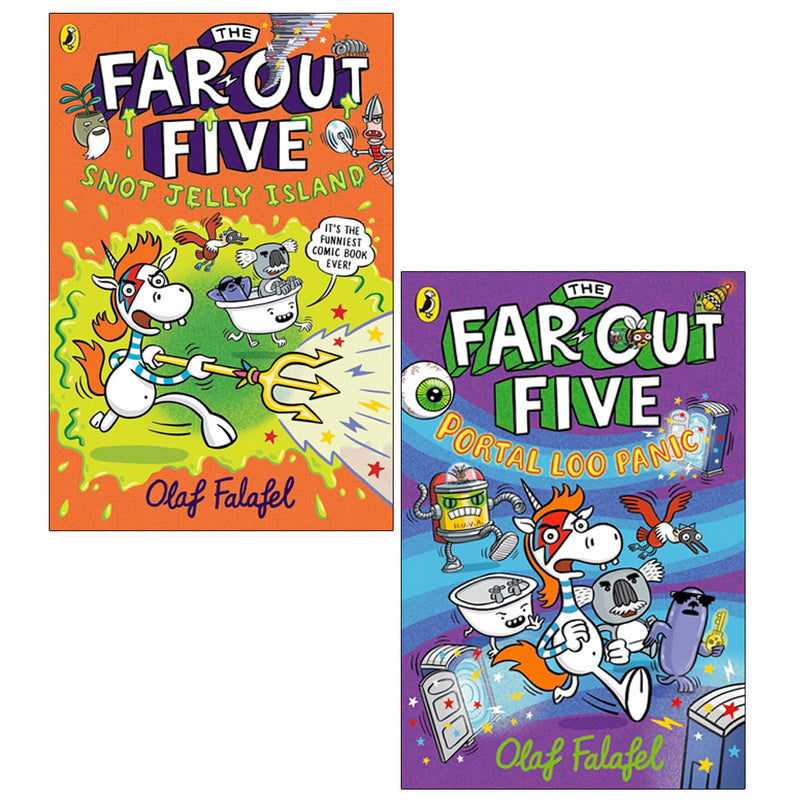 The Far-Out Five Series 2 Books Collection Set by Olaf Falafel - Fiction - Paperback