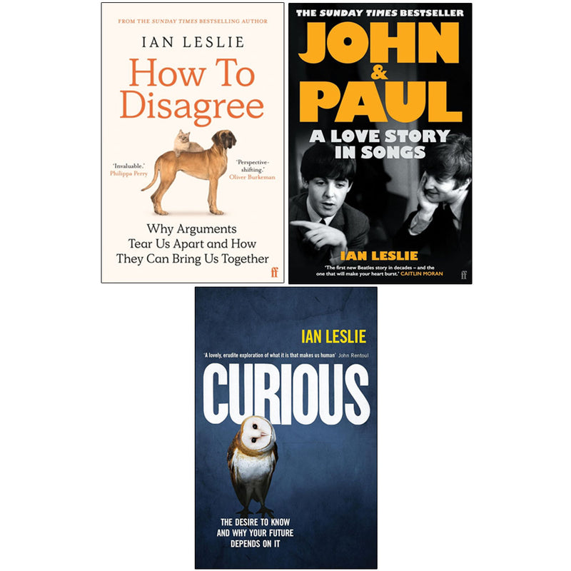 Ian Leslie Collection 3 Books Set (How to Disagree, Curious The Desire to Know) - The Book Bundle