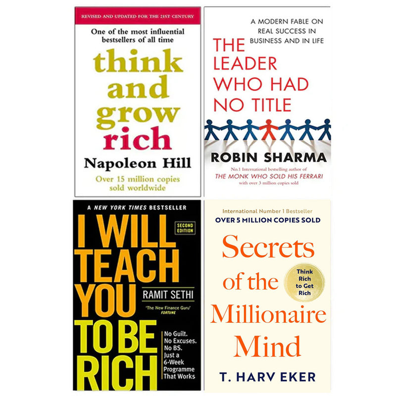 Legacy, The Leader Who Had No Title, I Will Teach You To Be Rich 4 Books Collection Set - Non Fiction - Paperback
