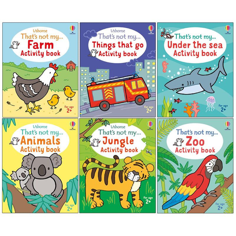 That's Not My Activity 6 Books Collection Set For Early Readers - Ages 3–5 - Paperback