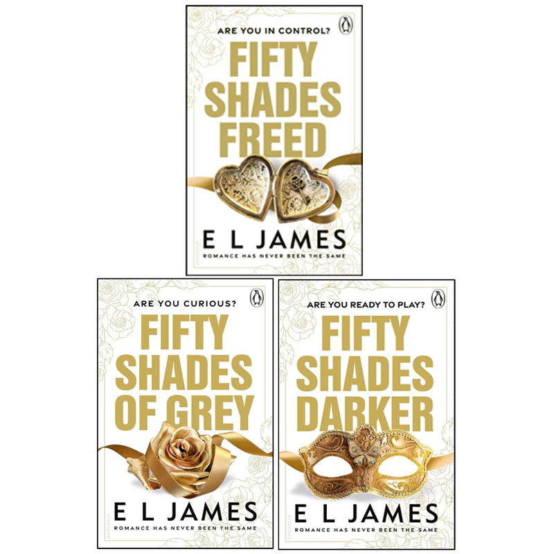 Fifty Shades Series Three-Book Collection Set by E L James - Fiction - Paperback