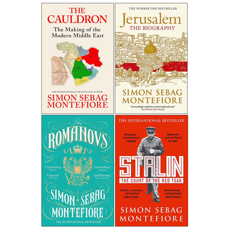 Jerusalem & Stalin 4 Books Collection Set By Simon Sebag Montefiore - Non Fiction - Mixedlot