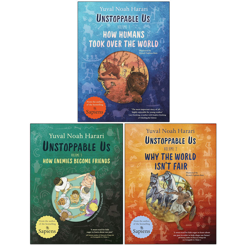 Unstoppable Us Series Vol(1-3) 3 Books Collection Set by Yuval Noah Harari - The Book Bundle