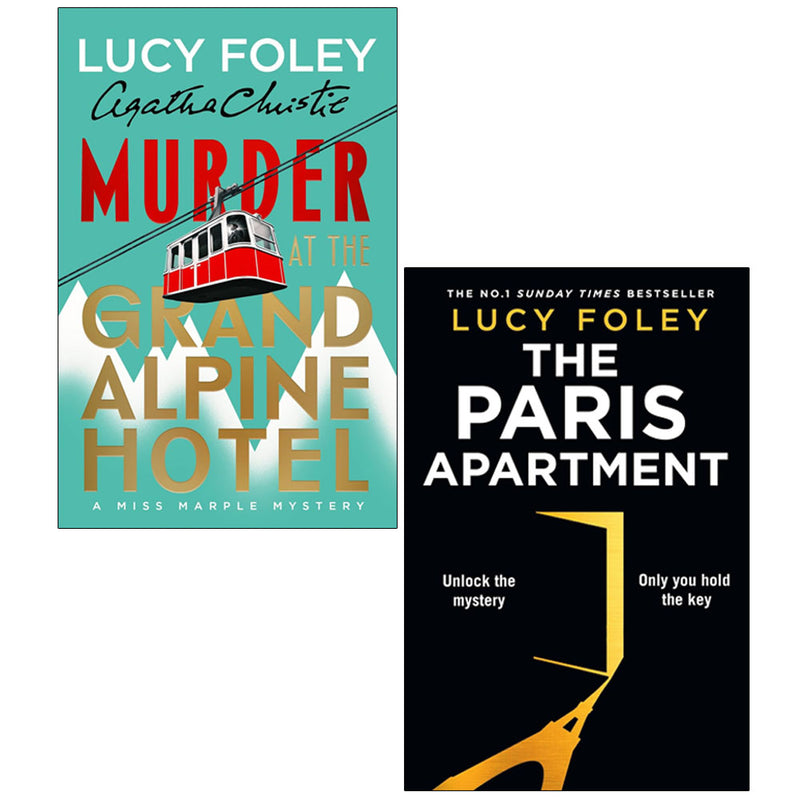 Murder at the Grand Alpine Hotel & The Paris Apartment 2 Books Collection Set by Lucy Foley - Fiction - Paperback