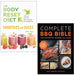 The Body Reset Diet Smoothies and Juices, Complete BBQ BIBLE The Definitive Barbecue Guide 2 Books Collection Set - The Book Bundle