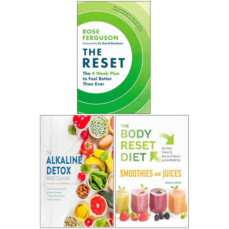 The Body Reset & The Alkaline Detox Reset 3 Books Collection Set by Rose Ferguson - Non Fiction - Mixed Format