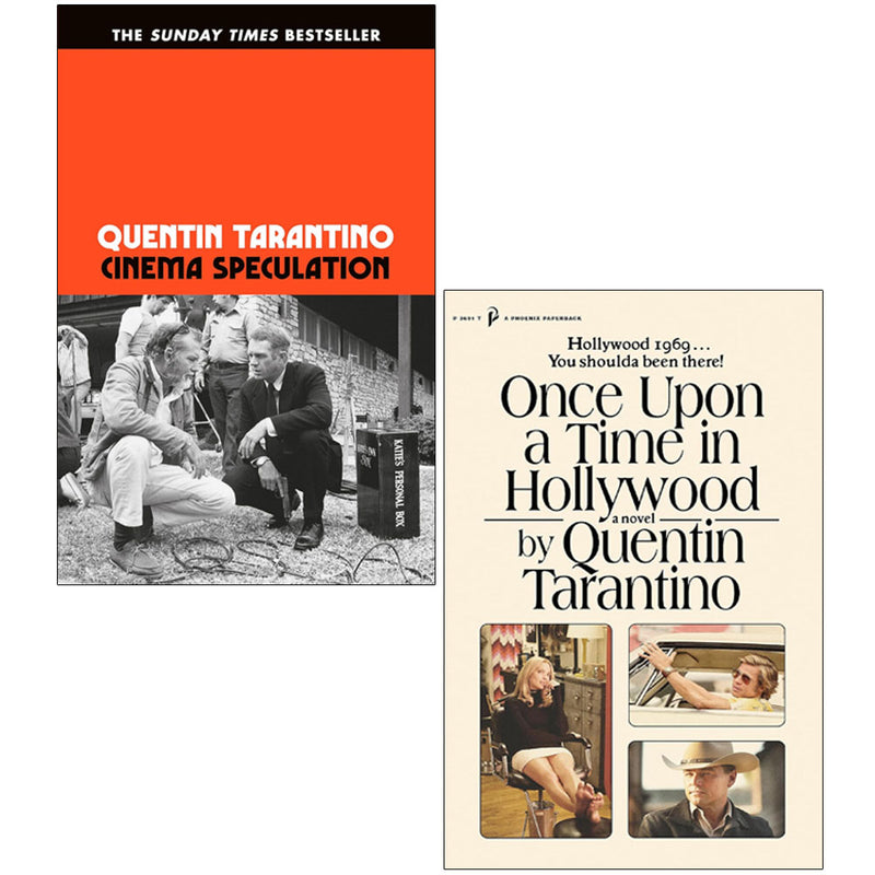 Once Upon A Time In Hollywood & Cinema Speculation 2 Books Collection Set By Quentin Tarantino - Non Fiction - Paperback