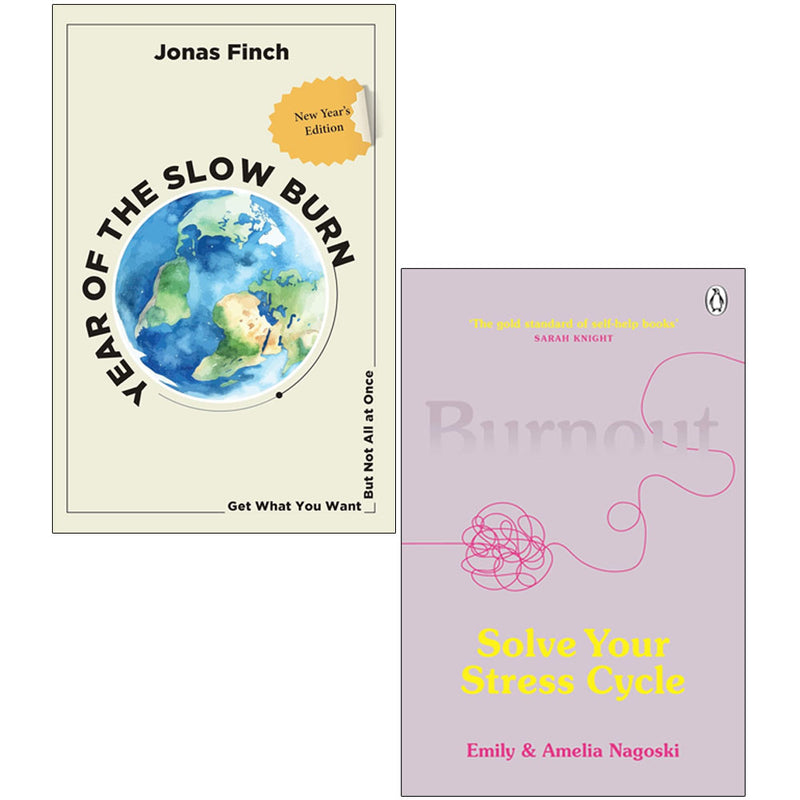 Year Of The Slow Burn, Burnout: The Science-Backed Guide For Women - 2 Books Collection Set - Non Fiction - Paperback