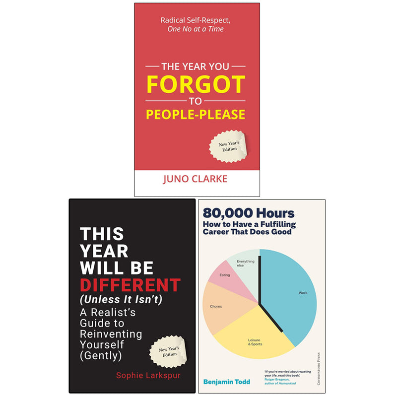 This Year Will Be Different (Unless It Isn Isn’t), The Year You Forgot To People-Please & More 3 Books Collection Set - Non Fiction - Mixed Format