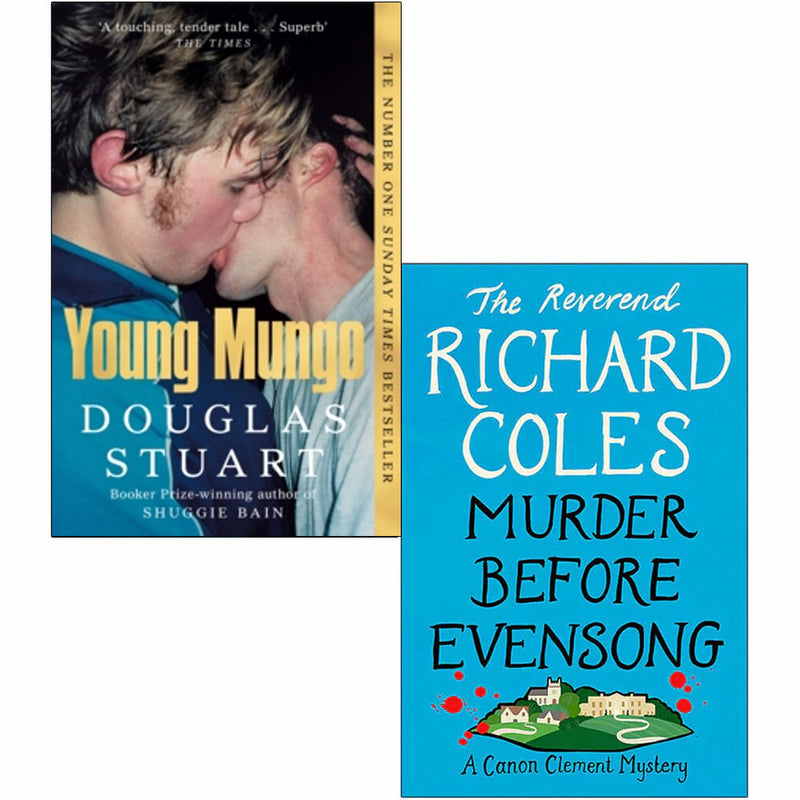Murder Before Evensong, Young Mungo a novel 2 Books Collection Set
