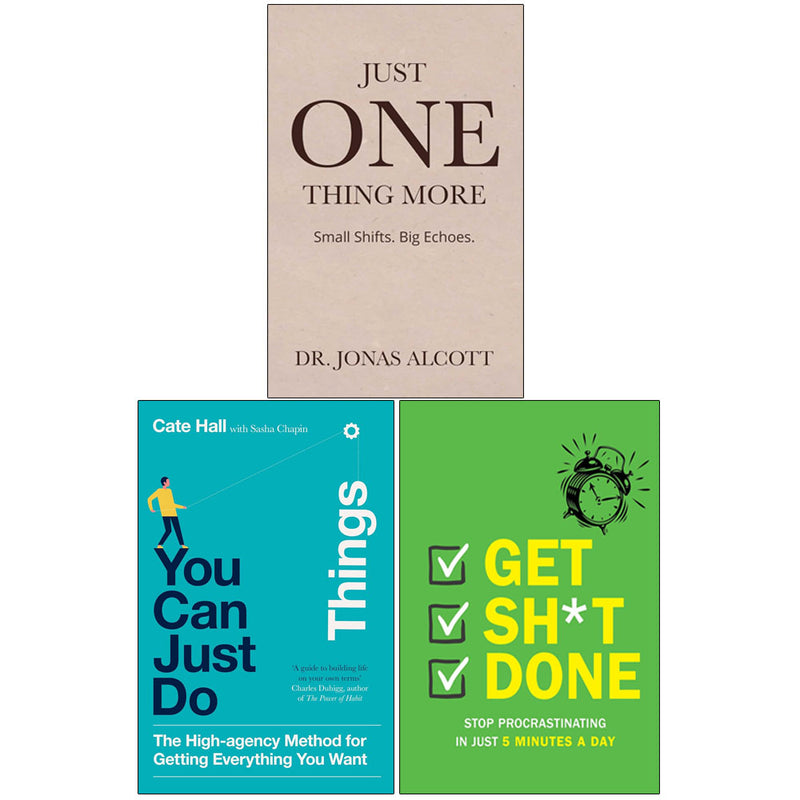 You Can Just Do Things & Get Sh*t Done & Just One Thing More 3 Books Collection Set - Non Fiction - Paperback