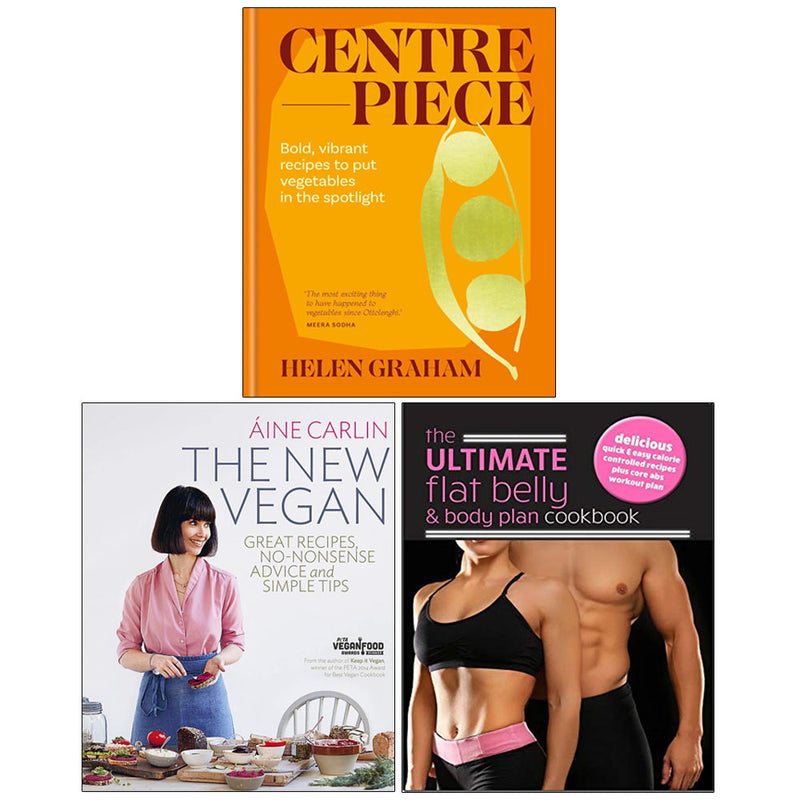 The New Vegan, The Ultimate Flat Belly & Body Plan, Centrepiece 3-Book Collection Set - Non Fiction - Mixed Format