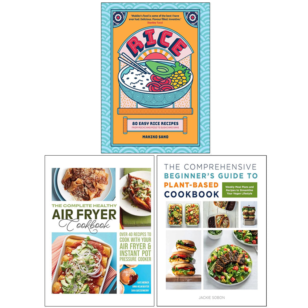 Ide Rice Book Plant Based Rice Recipes Air Fryer 3 Book Set Non Fiction — The Book Bundle