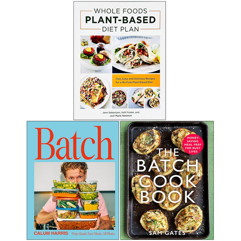 Batch Prep Ahead And Batch Cook Book 3 Books Collection Set By Calum Harris - Non Fiction - Mixed Format