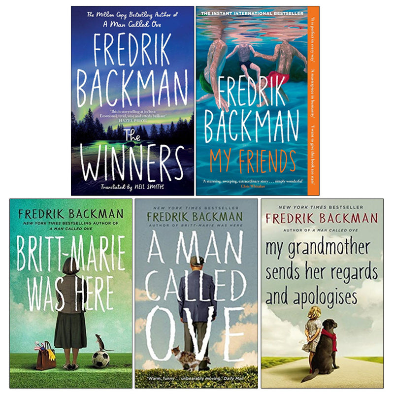 A Man Called Ove & Britt-Marie Was Here 5 Books Collection Set by Fredrik Backman - Fiction - Paperback