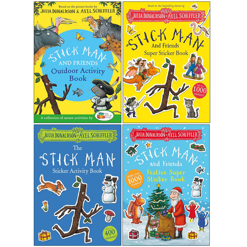 Stick Man Series 4 Books Collection Set By Julia Donaldson - Fiction - Paperback