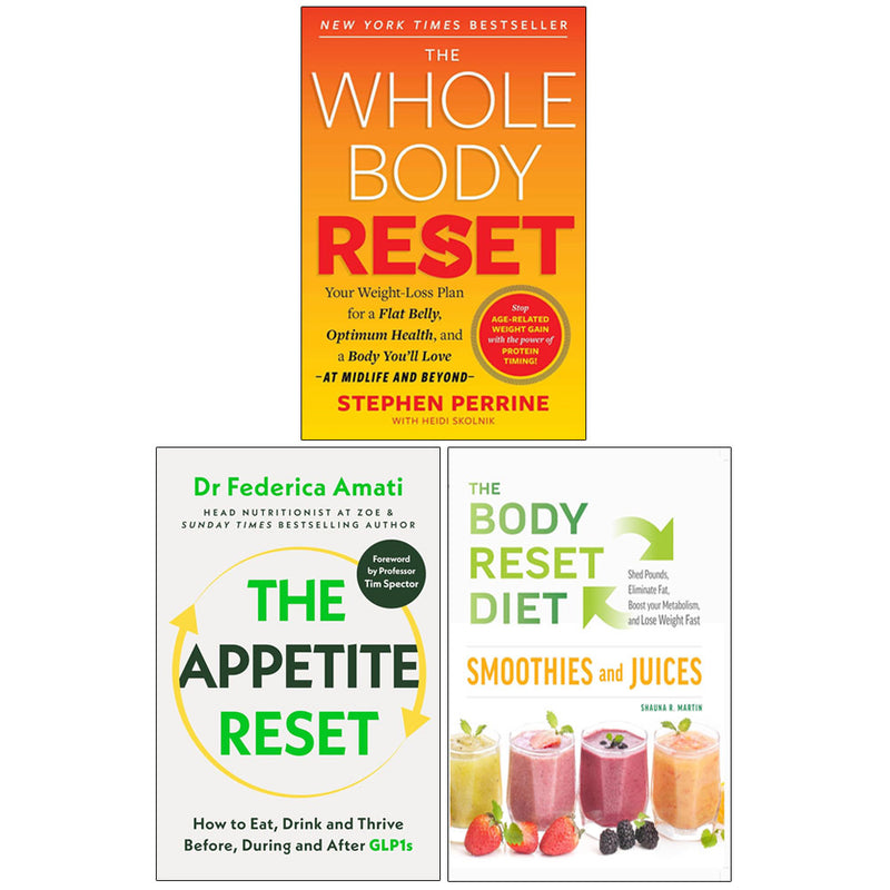 The Appetite Reset & Whole Body Reset 3 Books Collection Set - Non Fiction - Mixed Format