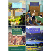 British Library Crime Classics 4-book paperback collection featuring titles by Raymond Postgate, Richard Hull, and E.C.R. Lorac.