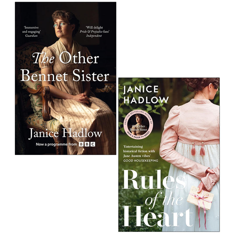 Rules Of The Heart & The Other Bennet Sister 2 Books Collection Set By Janice Hadlow - Fiction - Paperback