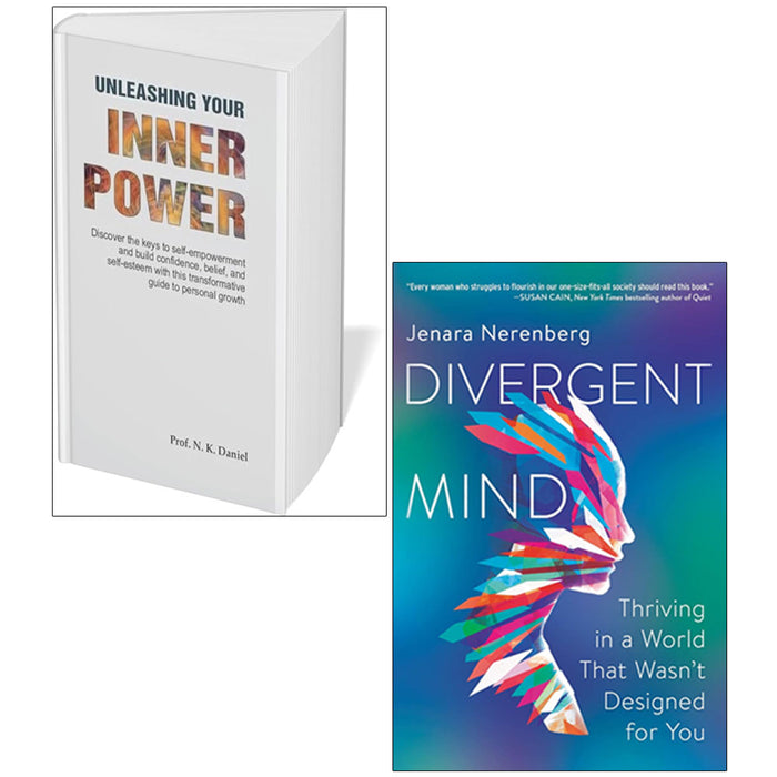 Unleashing Your Inner Power, Divergent Mind 2 Books Collection Set Paperback - The Book Bundle