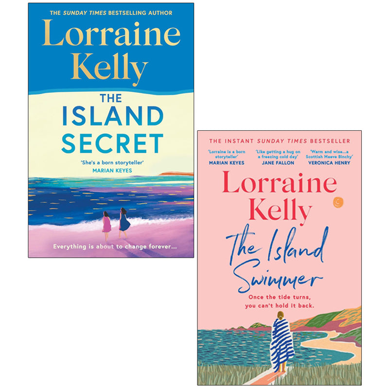 The Island Secret & The Island Swimmer 2 Books Collection Set by Lorraine Kelly - Fiction - Mixed Format