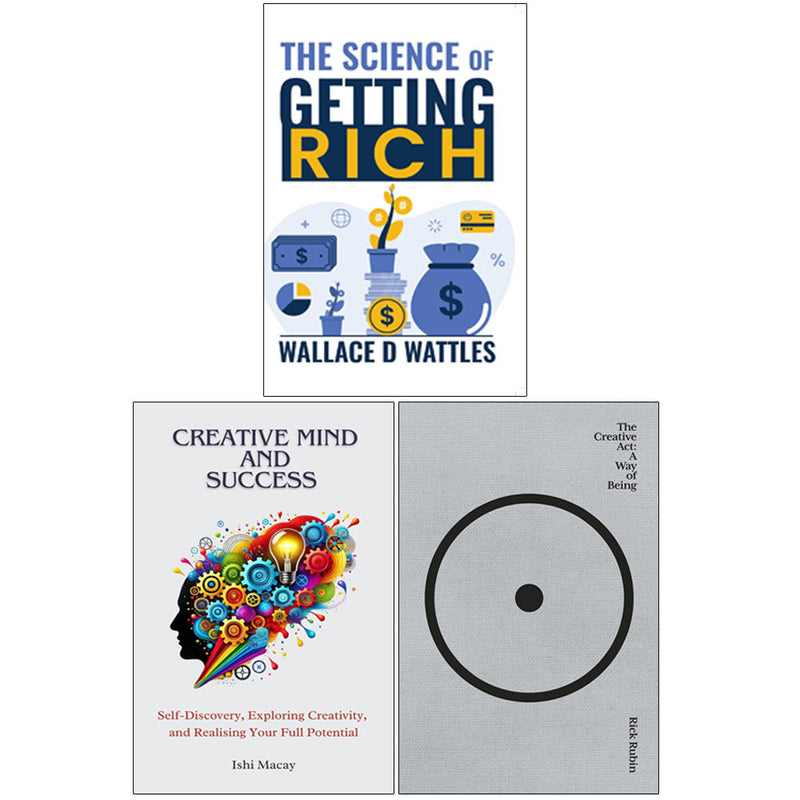 Creative Act, Creative Mind & Success & Science Of Getting Rich 3 Books Collection Set - Non Fiction - Mixed Format