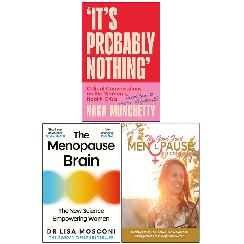Menopause Health and Diet Books Collection Set 3 Books for Women - Non Fiction - Hardback - The Book Bundle