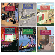 British Library Crime Classics 6-book paperback set featuring works by Crofts, Farjeon, Forrester, Warren Adams, Melville, and Hay.