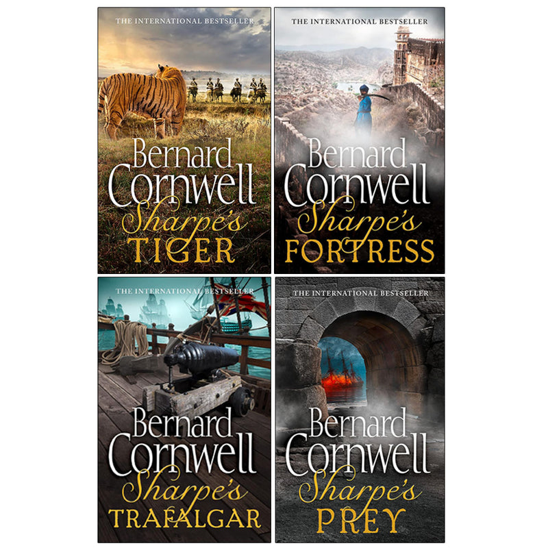 Sharpe Series 4 Books Collection Set by Bernard Cornwell - Fiction - Paperback