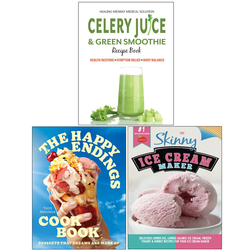 Happy Endings, Skinny Ice Cream & Celery Juice 3 Books Collection Set - Non Fiction - Mixed Format