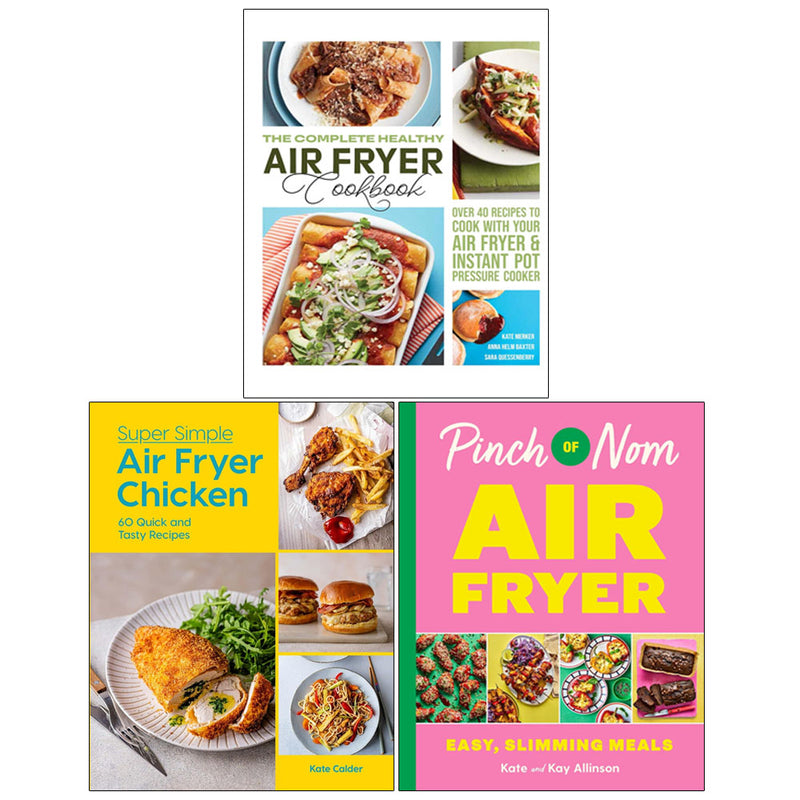 Super Simple Air Fryer Chicken & Pinch Of Nom Air Fryer 3 Books Collection Set - Non Fiction - Mixed Format