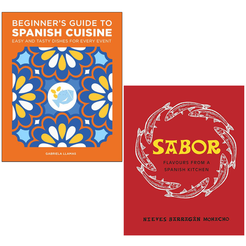 Beginners Guide To Spanish Cuisine & Sabor 2 Books Collection Set - Non Fiction - Mixed Format