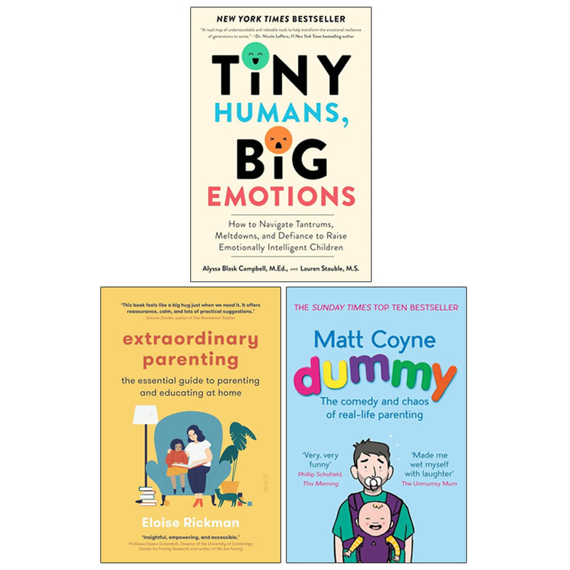 Dummy, Extraordinary Parenting, Tiny Humans, Big Emotions 3 Books Collection Set - Non Fiction - Paperback