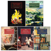 British Library Crime Classics 5-book paperback collection featuring works by Gil North, Mary Kelly, and Julian Symons.