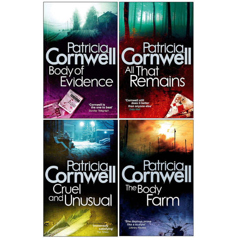 Kay Scarpetta Series 4 Books Collection Set by Patricia Cornwell - Fiction - Paperback