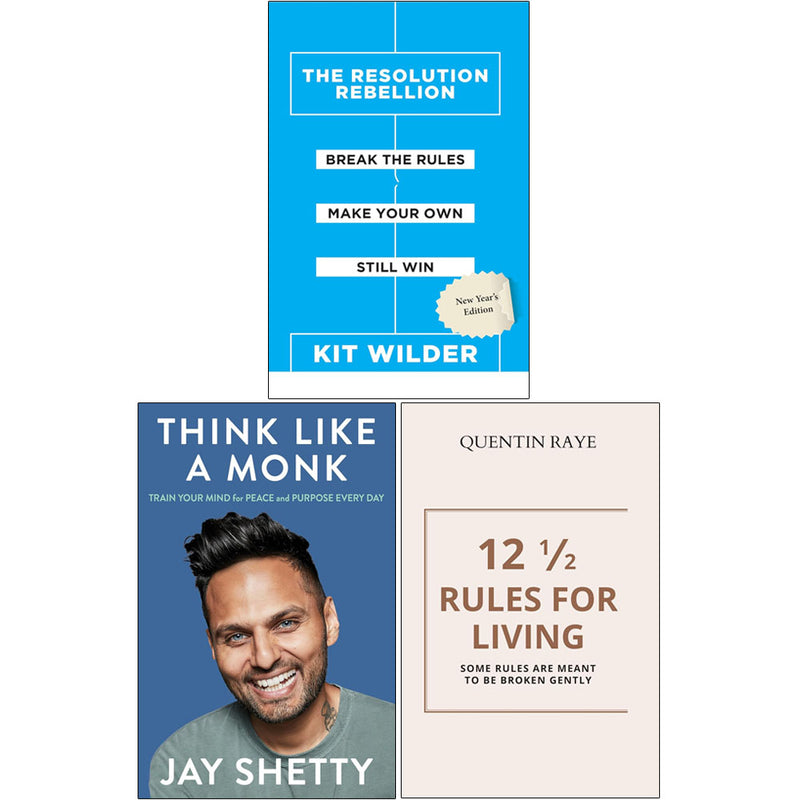 Think Like a Monk & Related Reads 3 Books Collection Set - Non Fiction - Paperback - The Book Bundle
