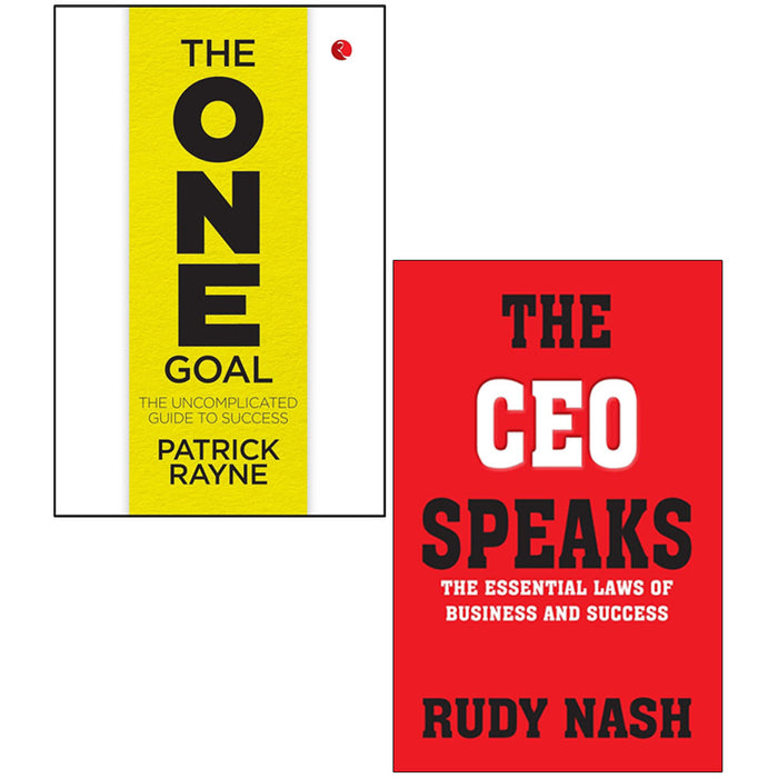 THE ONE GOAL,The CEO Speaks 2 Books Collection Set Paperback - The Book Bundle