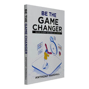 Cover image of "Be The Game Changer" by Anthony Marshall, a motivational book published by Rupa Publications featuring bold typography.