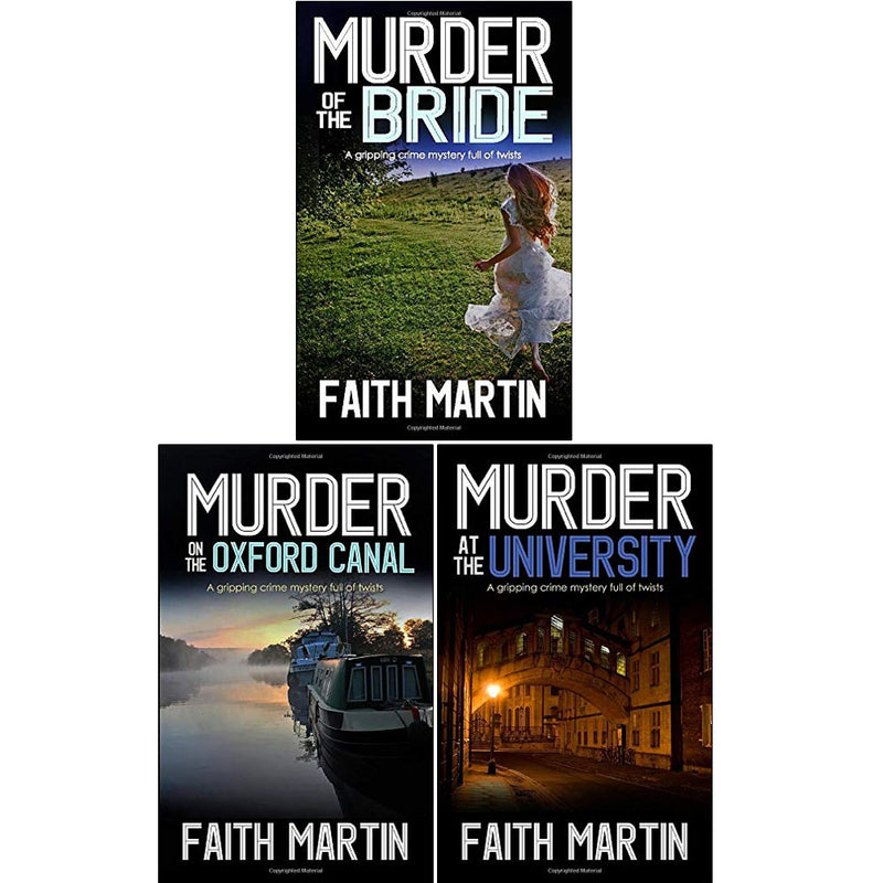 Di Hillary Greene Series 3 Books Collection Set by Faith Martin - Fiction - Paperback