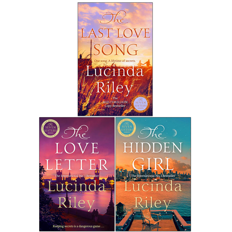 The Love Letter & The Last Love Song & The Hidden Girl 3 Books Collection Set by Lucinda Riley - Fiction - Paperback