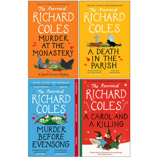 Canon Clement Mysteries 4 books collection by Reverend Richard Coles, fiction set in mixed formats, published by W&N Ltd.