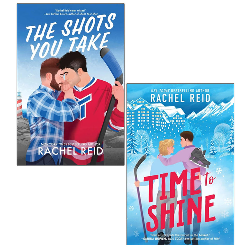 The Shots You Take & Time to Shine 2 Books Collection Set by Rachel Reid - Fiction - Paperback
