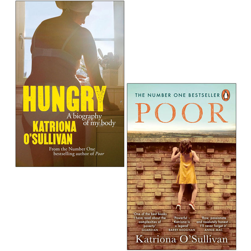Hungry: A Biography of My Body & Poor 2 Books Collection Set by Katriona O'Sullivan - Non Fiction - Mixed Format